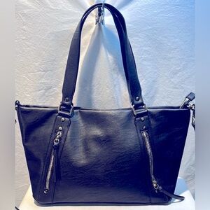 INC International Concepts Black Tote Bag with Versatile Design